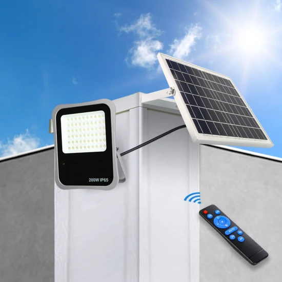 Luce di inondazione solare di alta qualità da 100 W di sicurezza SMD 12V portatile con telecomando economico
