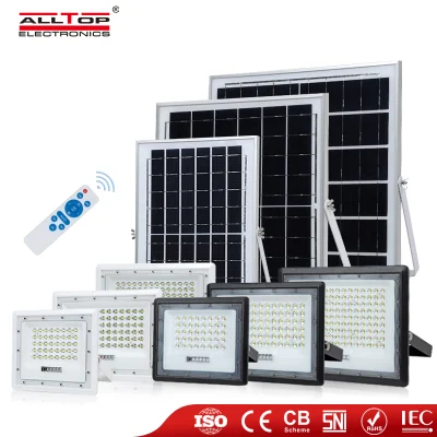 Alltop 150 200 250 300 Watt 400 Watt 24V Luce di inondazione LED 200 Watt 250W 300W 400W 500W Luce di inondazione solare LED