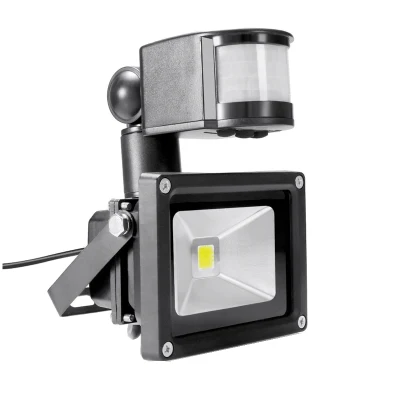 Sensore di movimento PIR LED Proiettore regolabile in tempo Ivanowa 12V 24V Faretto di ingresso Sistema solare impermeabile Luce di inondazione di sicurezza per garage